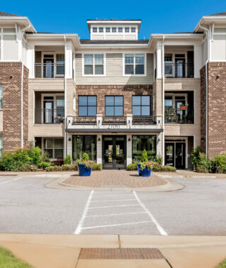 Exterior leasing office view