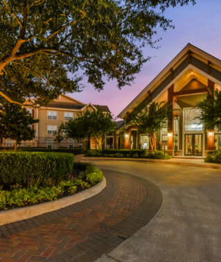 yorktown crossing exterior clubhouse view